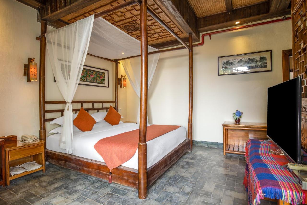 Yangshuo River Lodge Hotel-Free Pick Up From Yangshuo Area Over Three Nights المظهر الخارجي الصورة