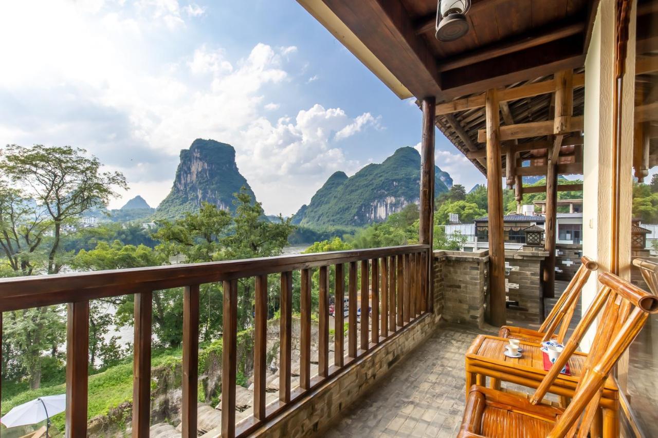 Yangshuo River Lodge Hotel-Free Pick Up From Yangshuo Area Over Three Nights المظهر الخارجي الصورة