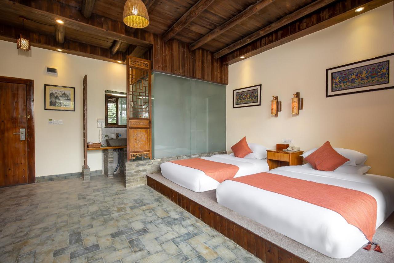 Yangshuo River Lodge Hotel-Free Pick Up From Yangshuo Area Over Three Nights المظهر الخارجي الصورة