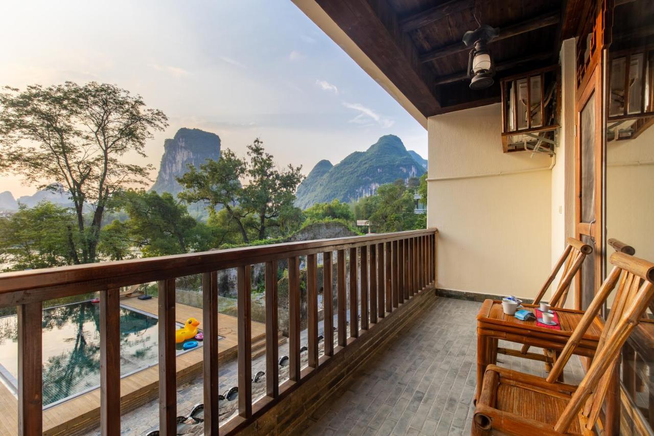 Yangshuo River Lodge Hotel-Free Pick Up From Yangshuo Area Over Three Nights المظهر الخارجي الصورة