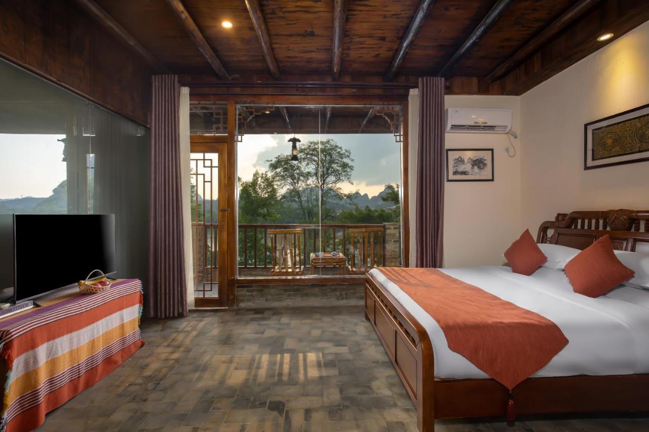 Yangshuo River Lodge Hotel-Free Pick Up From Yangshuo Area Over Three Nights المظهر الخارجي الصورة