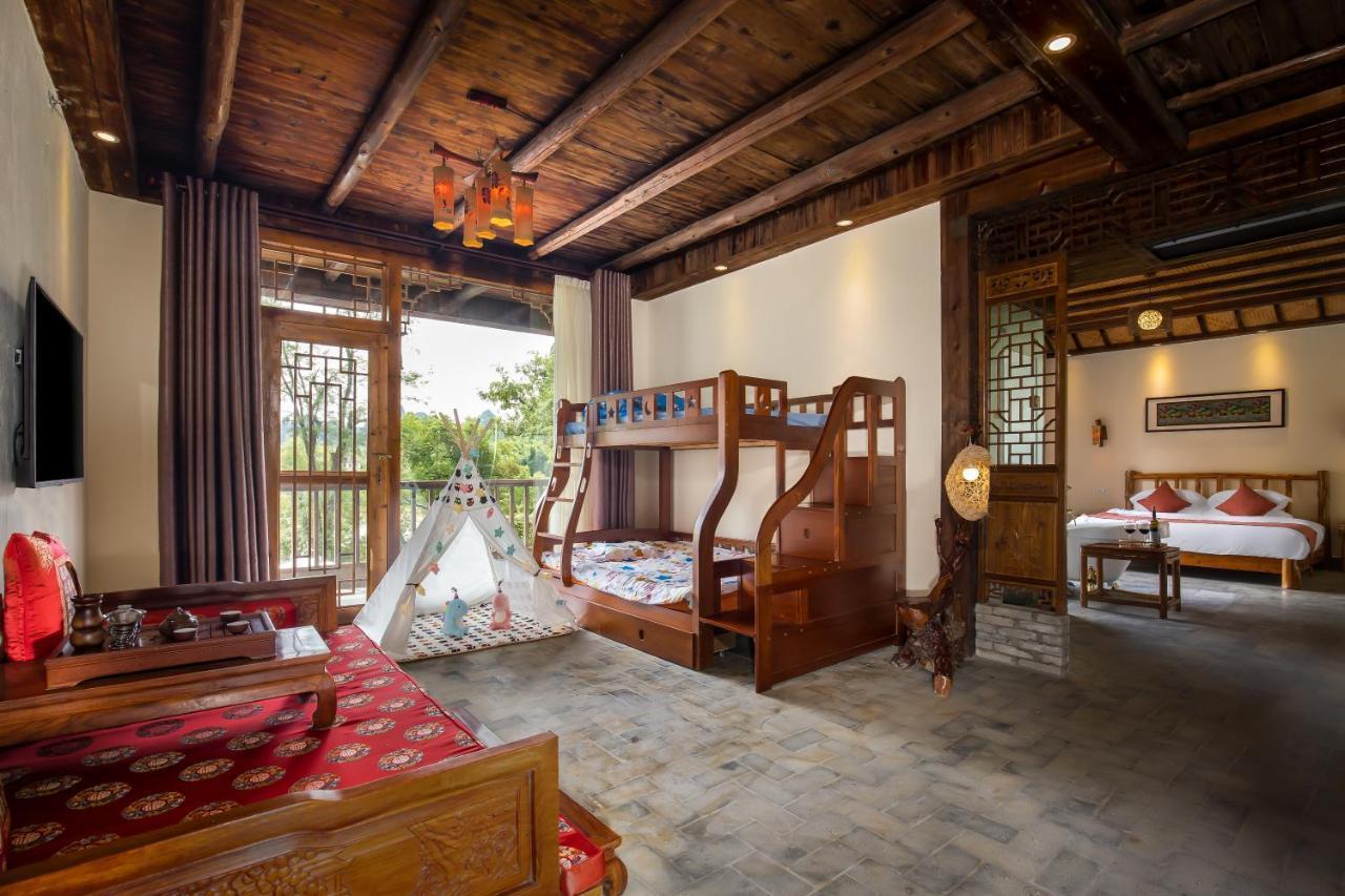 Yangshuo River Lodge Hotel-Free Pick Up From Yangshuo Area Over Three Nights المظهر الخارجي الصورة