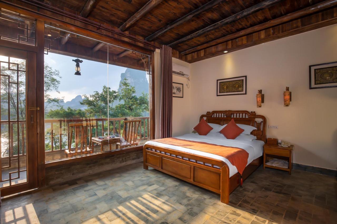 Yangshuo River Lodge Hotel-Free Pick Up From Yangshuo Area Over Three Nights المظهر الخارجي الصورة