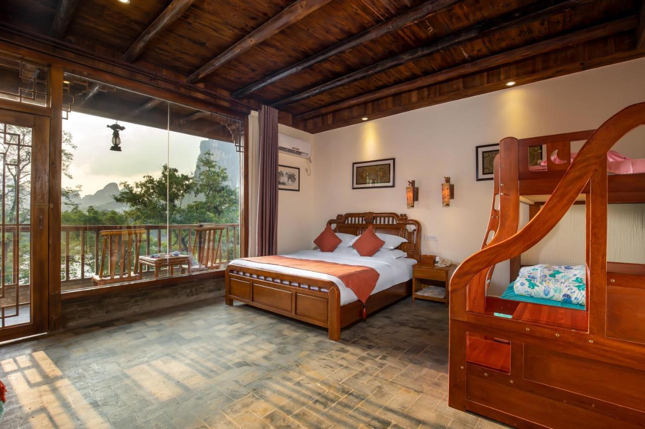 Yangshuo River Lodge Hotel-Free Pick Up From Yangshuo Area Over Three Nights المظهر الخارجي الصورة