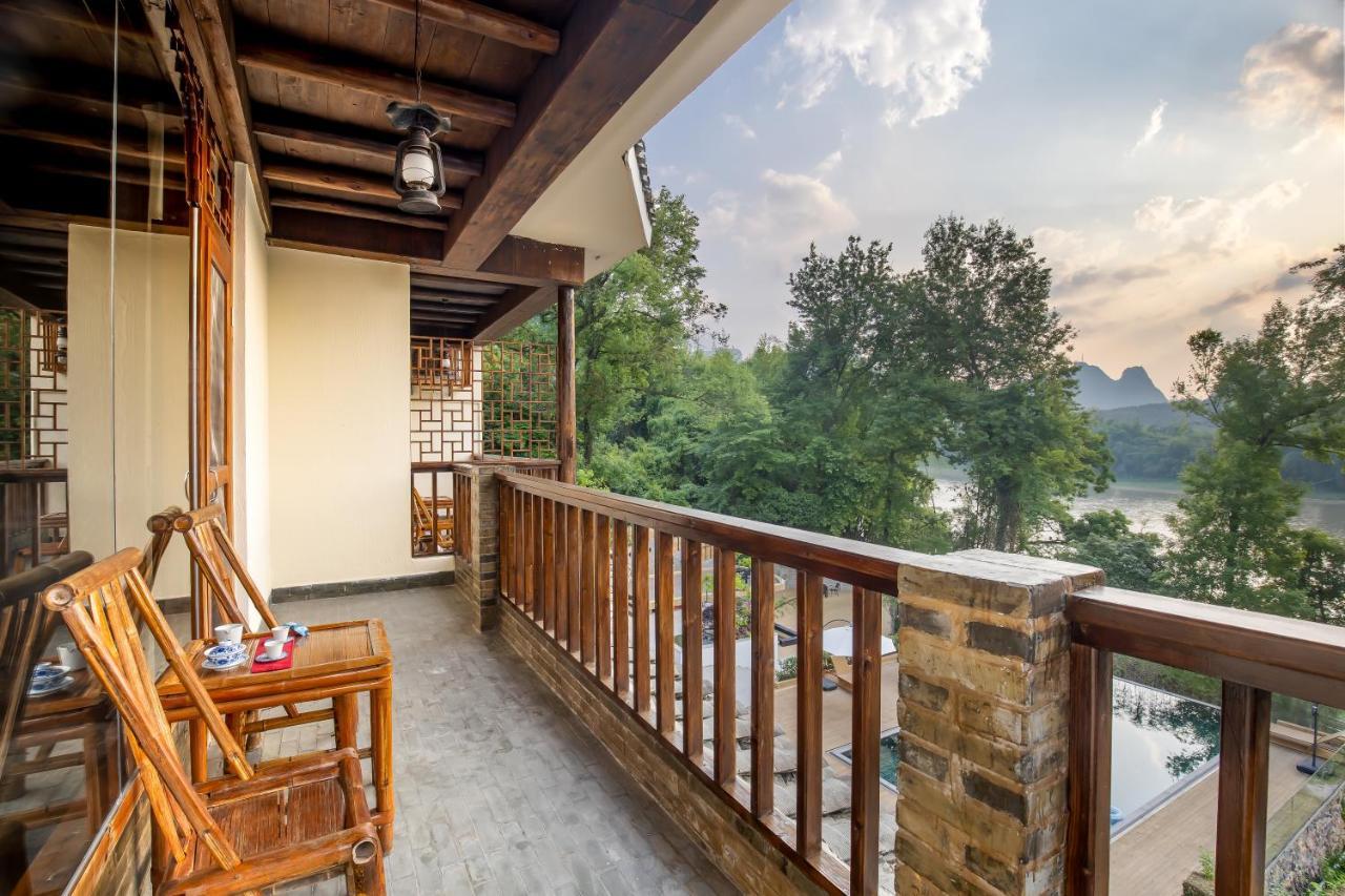 Yangshuo River Lodge Hotel-Free Pick Up From Yangshuo Area Over Three Nights المظهر الخارجي الصورة
