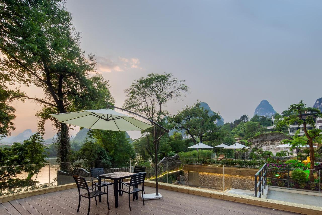 Yangshuo River Lodge Hotel-Free Pick Up From Yangshuo Area Over Three Nights المظهر الخارجي الصورة