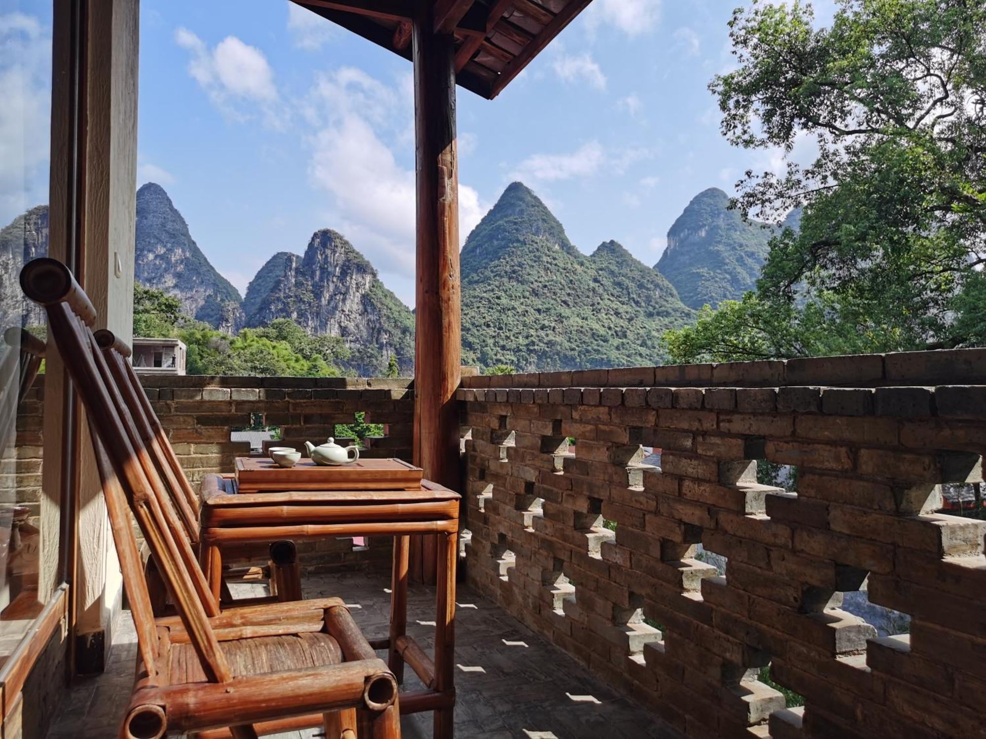 Yangshuo River Lodge Hotel-Free Pick Up From Yangshuo Area Over Three Nights المظهر الخارجي الصورة