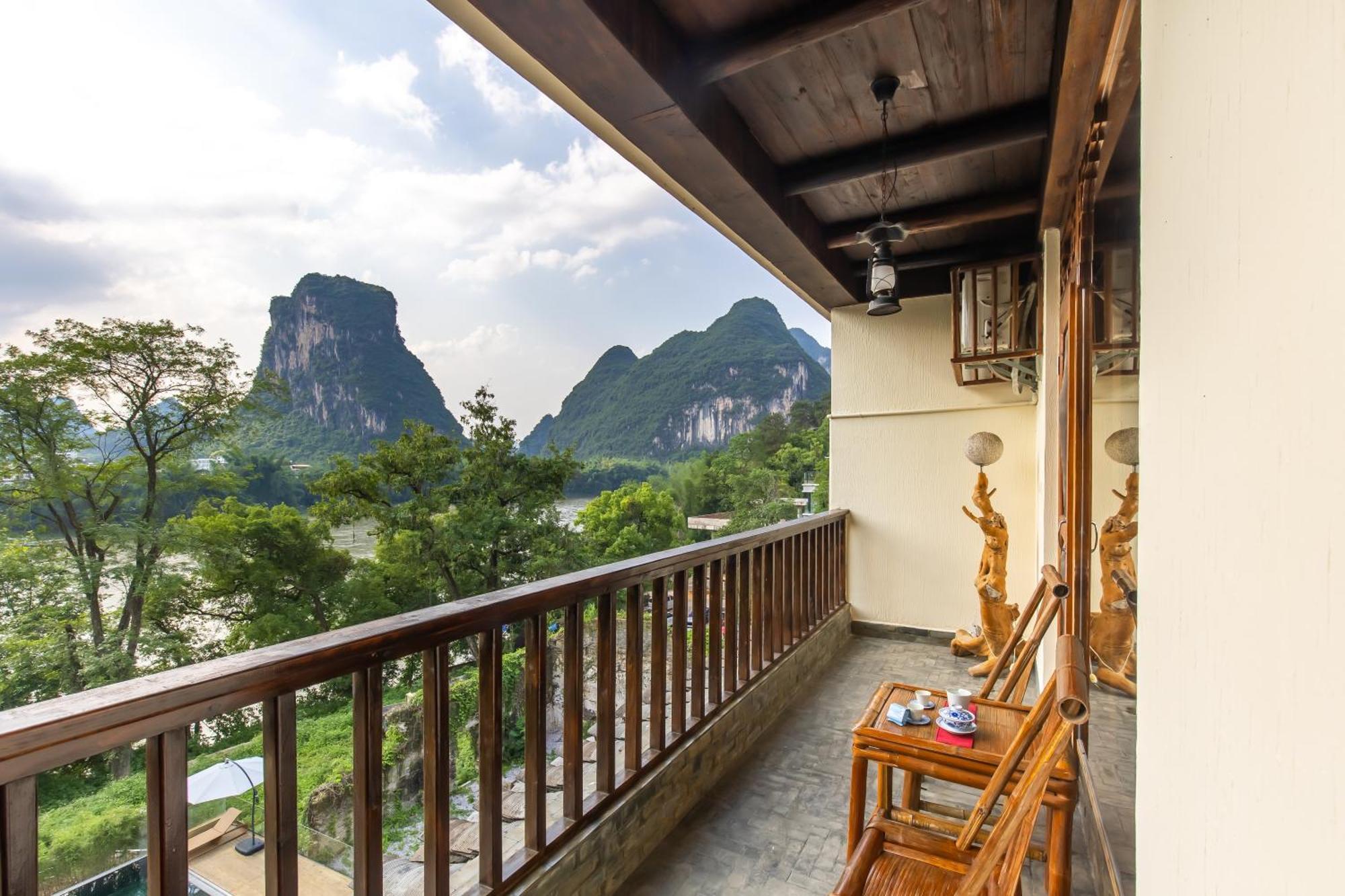 Yangshuo River Lodge Hotel-Free Pick Up From Yangshuo Area Over Three Nights المظهر الخارجي الصورة