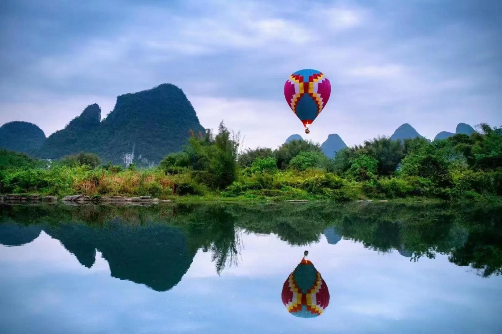 Yangshuo River Lodge Hotel-Free Pick Up From Yangshuo Area Over Three Nights المظهر الخارجي الصورة